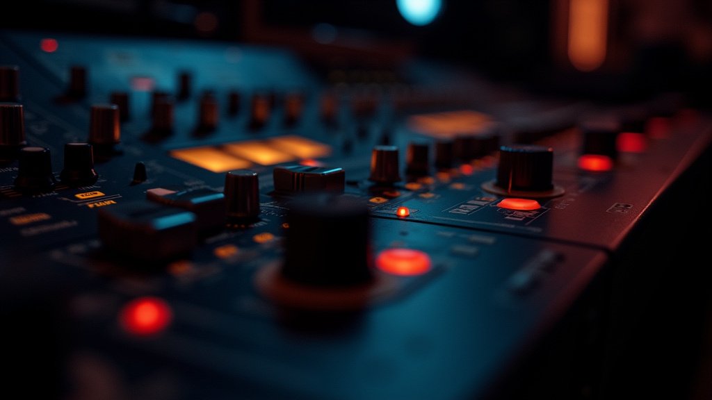 Cinematic wide-angle shot of a vibrant, neon-lit urban street at night with wet asphalt, representing the energetic mood of Cruz Santos's new track "Sudor y Asfalto."