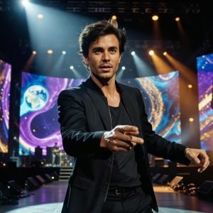 Professional editorial portrait of Enrique Iglesias, the 'King of Latin Pop', showcasing his enduring global music career.